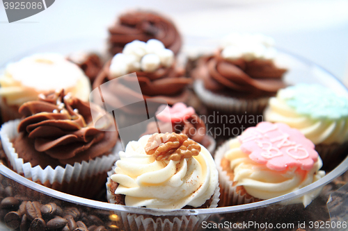 Image of fresh chocolate desserts