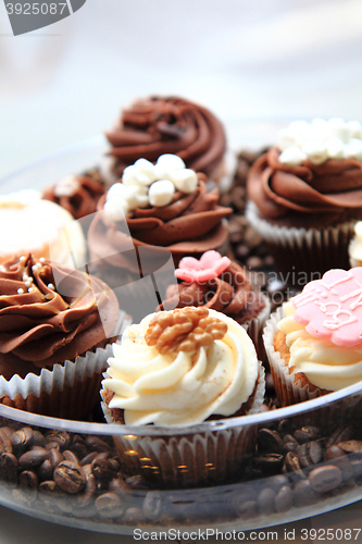 Image of fresh chocolate desserts