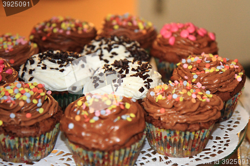 Image of fresh chocolate desserts