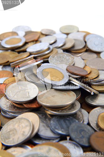 Image of old european coins