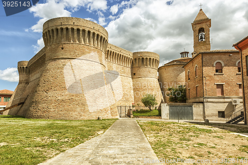 Image of castle Urbisaglia Marche Italy