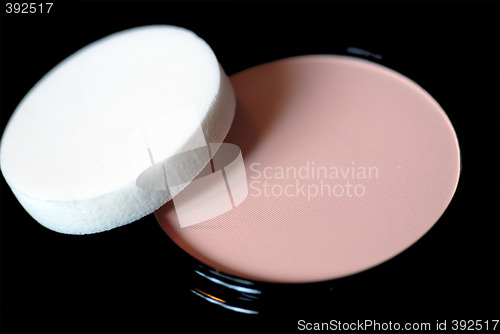 Image of Face Powder and Sponge