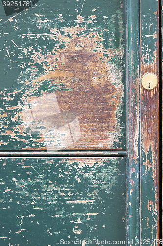 Image of old painted wooden background