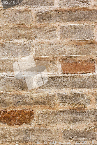 Image of old brick wall background