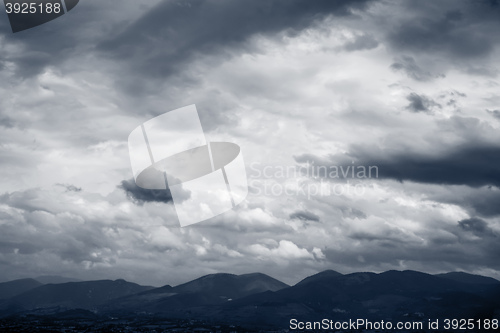 Image of very bad weather clouds