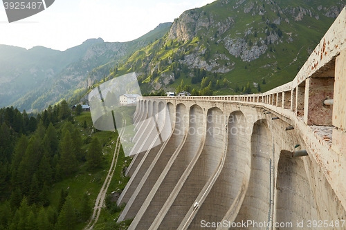 Image of Dam of Lake Fedaia