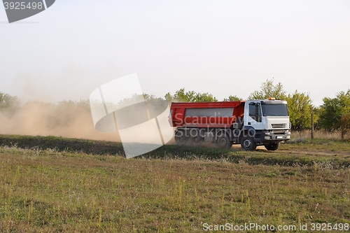 Image of Road construction truck