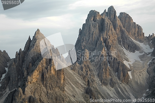 Image of Dolomites mountain cliffs