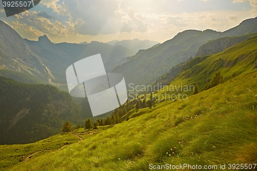 Image of Alpine Sunset Falre