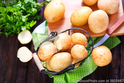 Image of raw potato