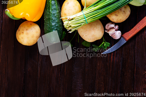 Image of raw vegetables