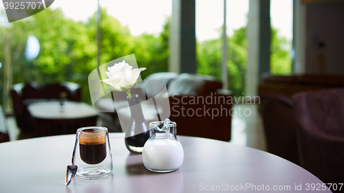 Image of Cup of espresso coffee