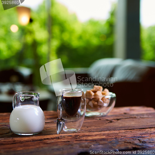 Image of Cup of espresso coffee