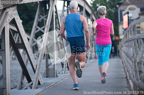 Image of couple jogging