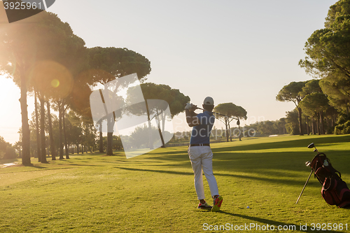 Image of golf player