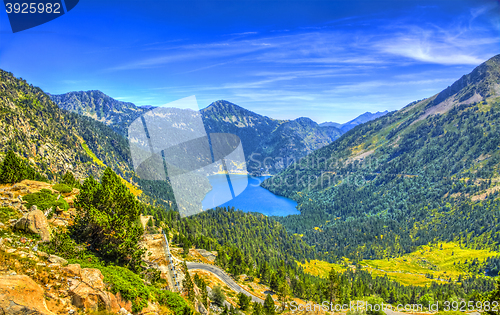 Image of Oredon Lake - Pyrenees Mountains