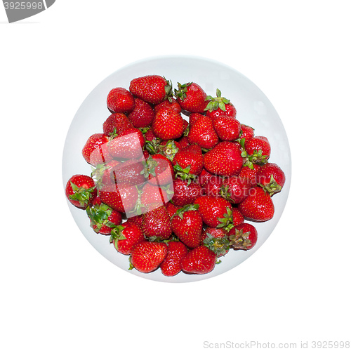 Image of of ripe strawberries in bowl