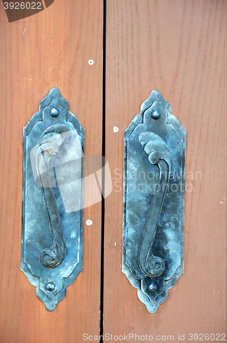 Image of Lock and door handles