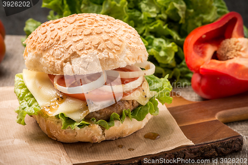 Image of Homemade veggie burger