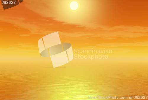 Image of Sunset. Background