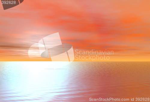 Image of Sunset. Background