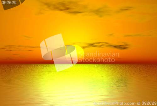 Image of Sunset. Background