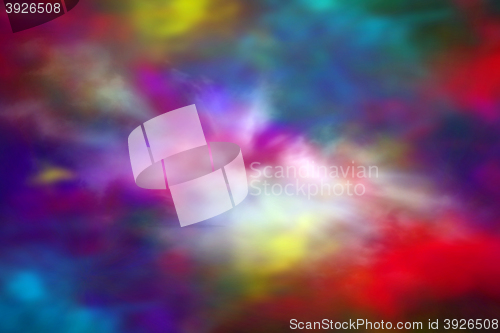 Image of blurred colorful explosion