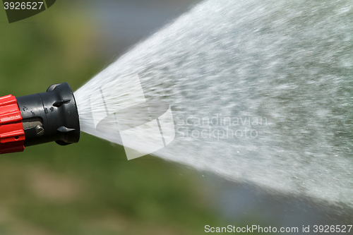 Image of stream of water from a fire hose