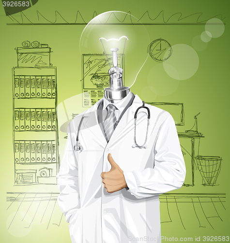 Image of Vector Doctor With Stethoscope