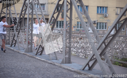 Image of couple jogging