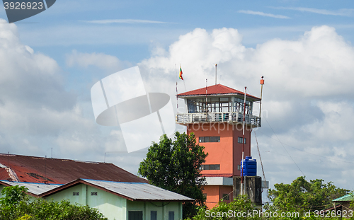 Image of Airport control tower in Myeik, Myanmar