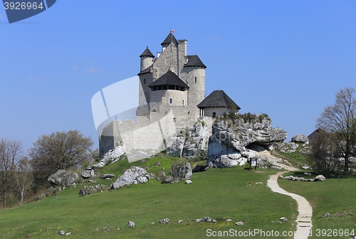 Image of Bobolice castle, Poland.