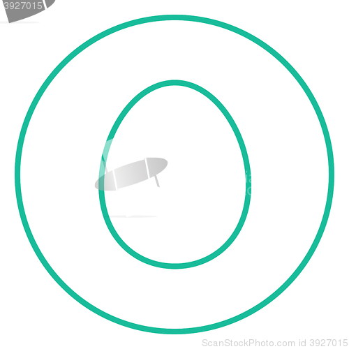 Image of Egg line icon.