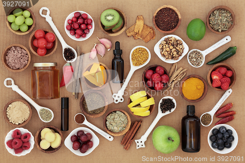 Image of Food and Medicine for Cold Remedy