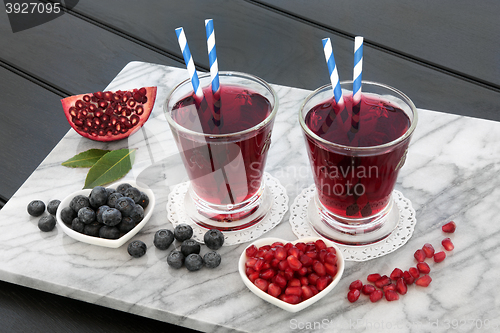 Image of Blueberry and Pomegranate Juice Drink