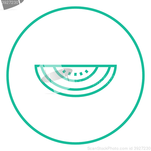 Image of Melon line icon.