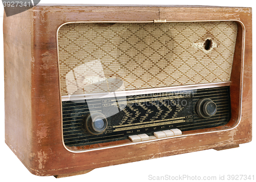 Image of Wooden Radio Cutout