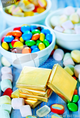 Image of color candy