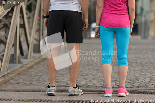 Image of couple jogging