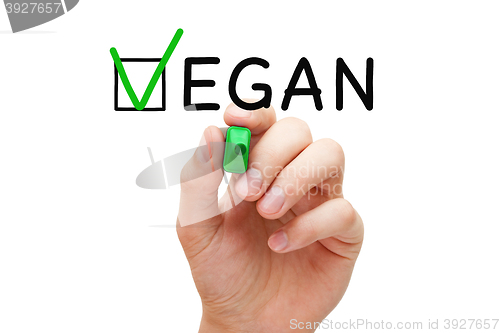 Image of Vegan Check Mark Concept