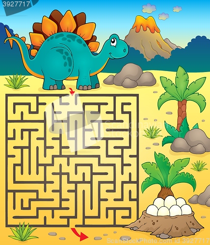 Image of Maze 3 with dinosaur theme 1