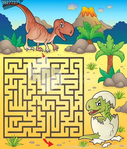 Image of Maze 3 with dinosaur theme 2