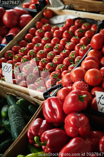 Image of vegetables on the market