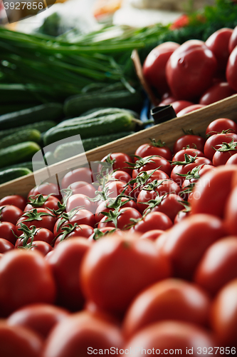 Image of vegetables on the market