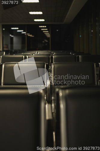 Image of the rows of chairs in the waiting room