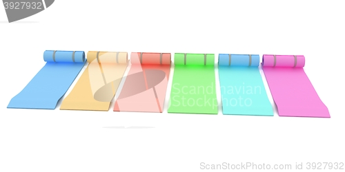 Image of karemats. 3D illustration