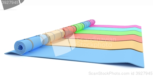 Image of karemats. 3D illustration