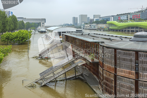 Image of River Seine Flooding in Paris