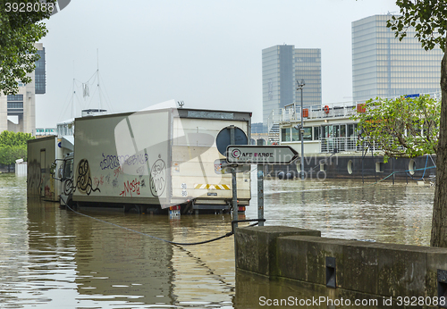 Image of River Seine Flooding in Paris