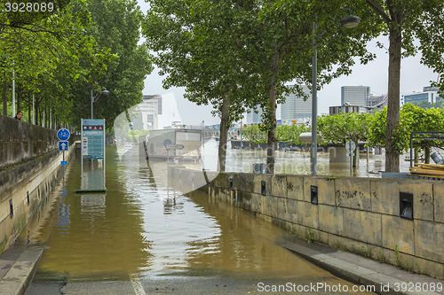 Image of River Seine Flooding in Paris